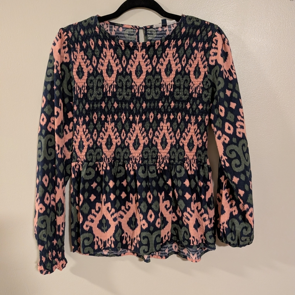 Michelle‎ McDowell Patterned Top Size M